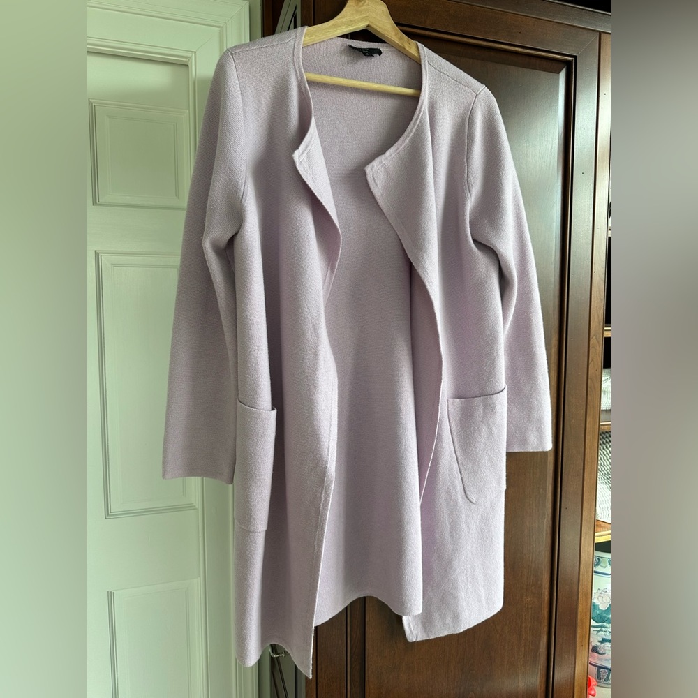 J Crew 365 lilac wool blend (long) sweater. Size small.